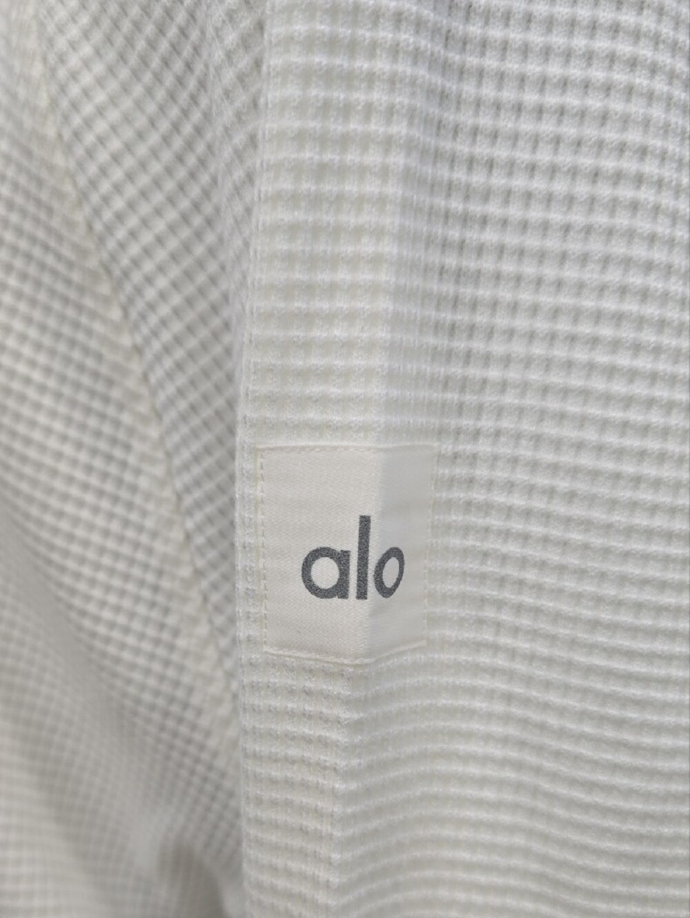 ALO Waffle Weekend Escape Mock Neck Long Sleeve - Picture 5 of 12
